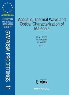 Acoustic, Thermal Wave and Optical Characterization of Materials (eBook, PDF)