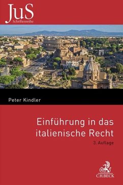 Einführung in das italienische Recht - Kindler, Peter