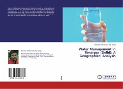 Water Management in Timarpur (Delhi): A Geographical Analysis