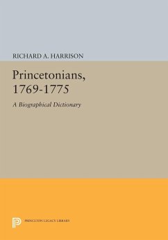 Princetonians, 1769-1775 - Harrison, Richard A.