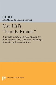 Chu Hsi's Family Rituals - Hsi, Chu