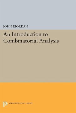 An Introduction to Combinatorial Analysis - Riordan, John