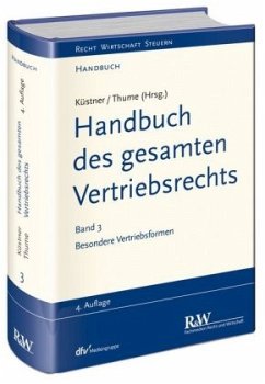 Handbuch des gesamten Vertriebsrechts