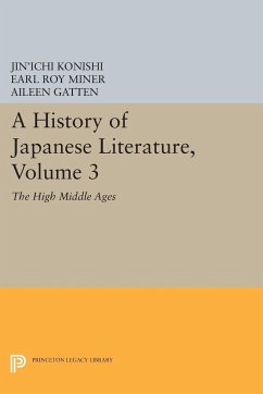 A History of Japanese Literature, Volume 3 - Konishi, Jin'ichi