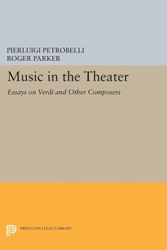 Music in the Theater - Petrobelli, Pierluigi