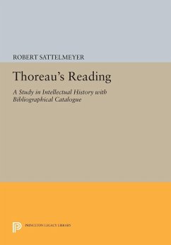 Thoreau's Reading - Sattelmeyer, Robert