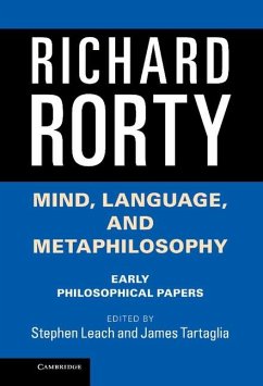 Mind, Language, and Metaphilosophy (eBook, ePUB) - Rorty, Richard