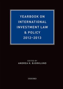 Yearbook on International Investment Law & Policy 2012-2013 (eBook, PDF) - Bjorklund, Andrea