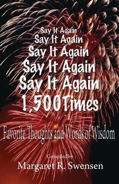Cover Say It Again 1,500 Times (eBook, ePUB)