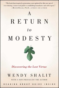 A Return to Modesty (eBook, ePUB) - Shalit, Wendy