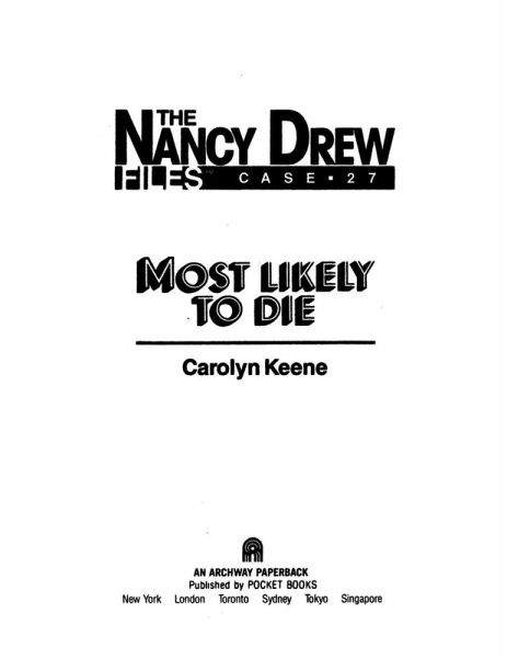 Most Likely to Die (eBook, ePUB)