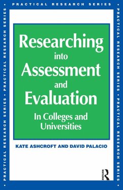 Researching into Assessment & Evaluation (eBook, PDF) - Ashcroft, Kate; Palacio, David