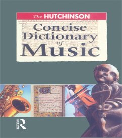 The Hutchinson Concise Dictionary of Music (eBook, PDF)