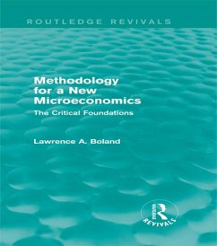 Methodology for a New Microeconomics (Routledge Revivals) (eBook, PDF) - Boland, Lawrence A.