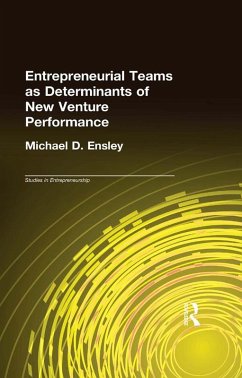 Cover Entrepreneurial Teams as Determinants of of New Venture Performance (eBook, PDF)