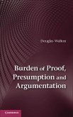 Burden of Proof, Presumption and Argumentation (eBook, PDF)