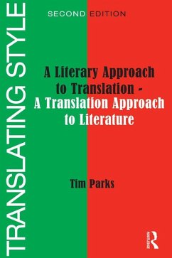 Translating Style (eBook, ePUB) - Parks, Tim