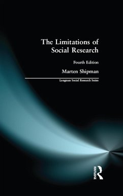 The Limitations of Social Research (eBook, ePUB) - Shipman, M. D.