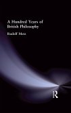 A Hundred Years of British Philosophy (eBook, PDF)