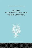 Private Corporations and their Control (eBook, PDF)