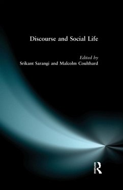 Cover Discourse and Social Life (eBook, ePUB)