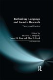 Rethinking Language and Gender Research (eBook, PDF)