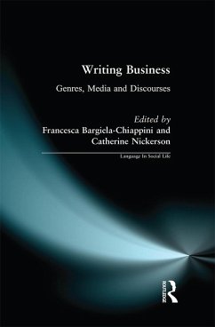 Writing Business (eBook, PDF) - Bargiela-Chiappini, Francesca; Nickerson, Catherine