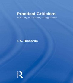Practical Criticism V 4 (eBook, PDF) - Richards, I. A