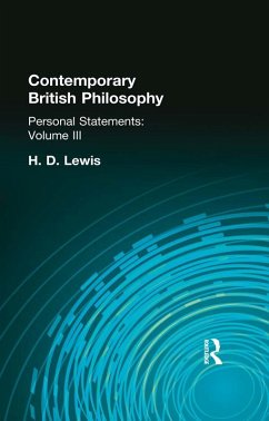 Cover Contemporary British Philosophy (eBook, ePUB)