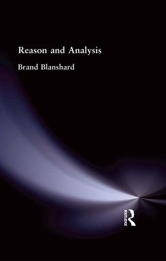 Reason and Analysis (eBook, PDF) - Blanshard, Brand