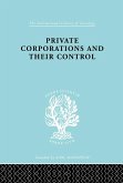 Private Corporations and their Control (eBook, ePUB)