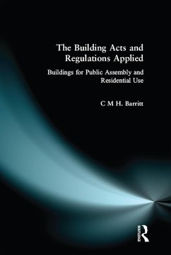 The Building Acts and Regulations Applied (eBook, PDF) - Barritt, C. M. H.