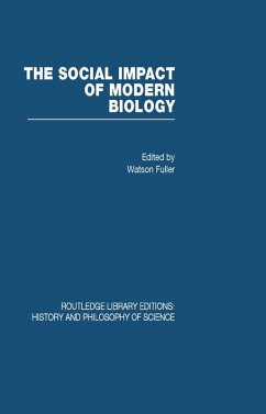 Cover The Social Impact of Modern Biology (eBook, ePUB)