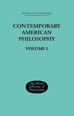 Contemporary American Philosophy (eBook, ePUB) - Adams, George P and Montague