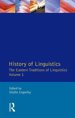 History of Linguistics Volume I (eBook, ePUB)