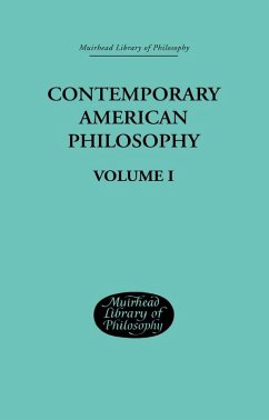 Contemporary American Philosophy (eBook, PDF) - Adams, George P and Montague