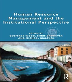 Cover Human Resource Management and the Institutional Perspective (eBook, ePUB)