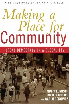 Cover Making a Place for Community (eBook, PDF)