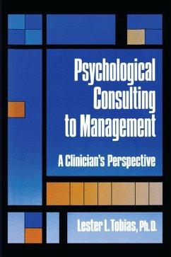 Cover Psychological Consulting To Management (eBook, PDF)