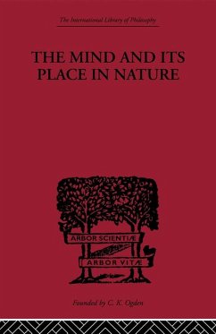 Cover The Mind and its Place in Nature (eBook, ePUB)