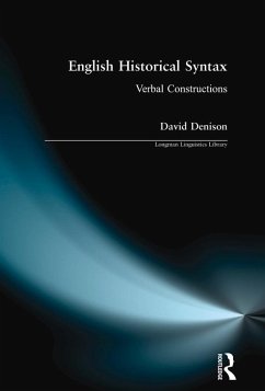 English Historical Syntax (eBook, PDF) - Denison, David