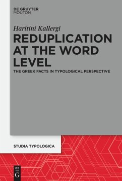 Reduplication at the Word Level - Kallergi, Haritini