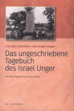 Cover Das ungeschriebene Tagebuch von Israel Unger