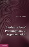 Burden of Proof, Presumption and Argumentation (eBook, ePUB)