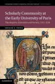 Scholarly Community at the Early University of Paris (eBook, ePUB)