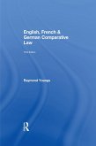 English, French & German Comparative Law (eBook, ePUB)