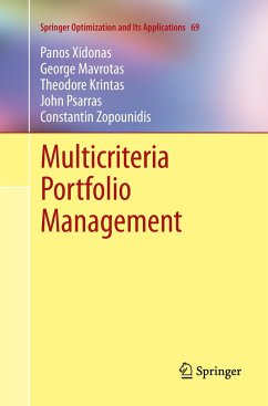 Multicriteria Portfolio Management - Xidonas, Panos;Mavrotas, George;Krintas, Theodore