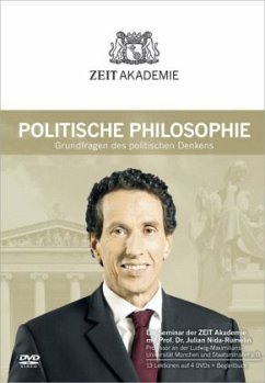 ZEIT Akademie Politische Philosophie, 4 DVDs m. Begleitbuch