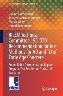 RILEM Technical Committee 195-DTD Recommendation for Test Methods for AD and TD of Early Age Concrete - Bjøntegaard, Øyvind;Martius-Hammer, Tor Arne;Krauss, Matias