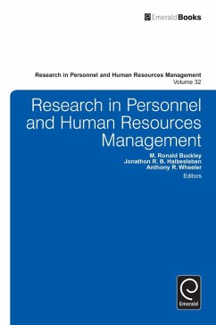 Research in Personnel and Human Resources Management (eBook, ePUB)